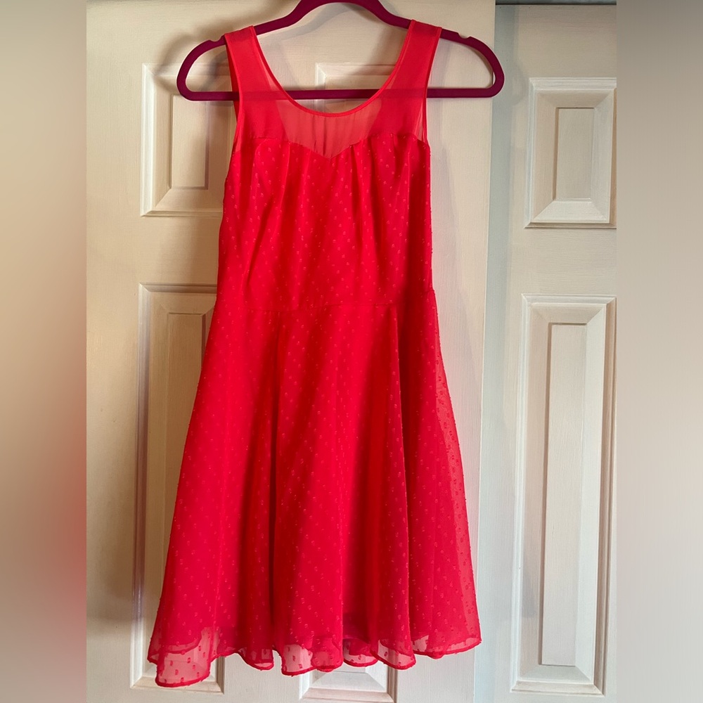 Express size 2 bright coral dress